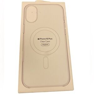 Apple~iPhone 16 Plus Clear Case 
Transparent
MagSafe
New